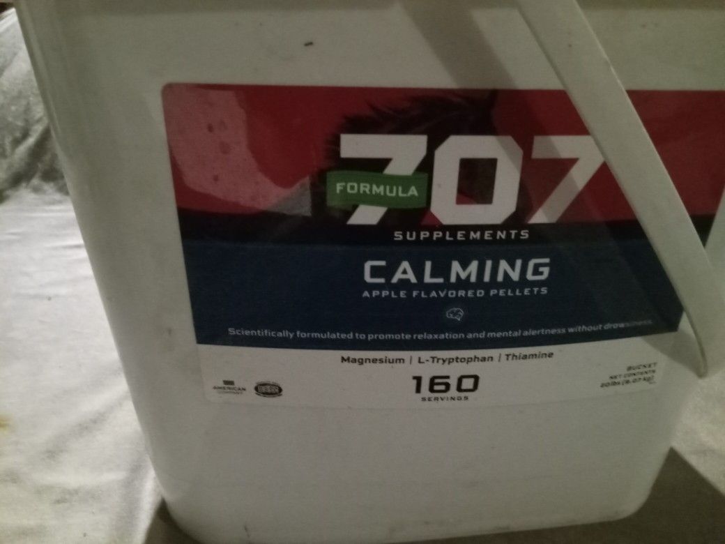 707 Calming For Horses 160 Survings Apple Glabor Cost 170 I Got 2 I Will Take 180 For Boyh
