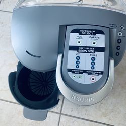 Like New 2-in-1 Silver Keurig Coffee Maker