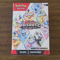 Pokemon Cards Scarlet and Violet Prismatic Evolutions Booster Bundle