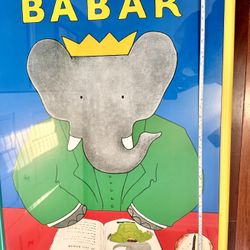 Custom Framed BABAR Poster  