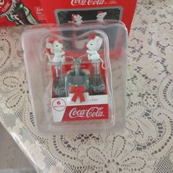 6 Bottles Coca Cola Ornament