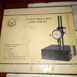 Granite Check & Dial Indicator Set