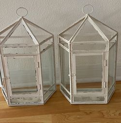 2 Vintage Wall Lanterns