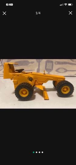 Rare Mini Buddy L Road Grader With Moveable Blade