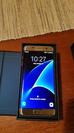 T-Mobile Samsung Galaxy S7 Edge Gold Unlocked In Box T Mobile Tmobile