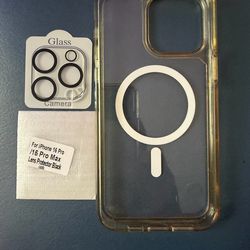iPhone 15 Pro Max Clear MagSafe Case and Camera Cover