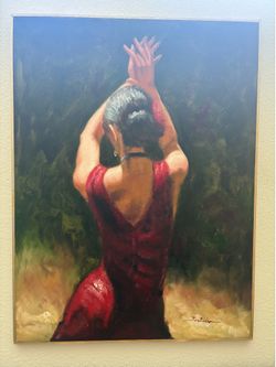 Spanish dancer wall art