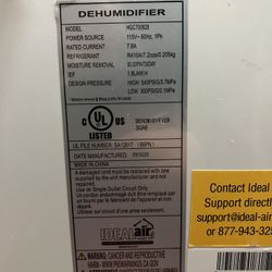 Dehumidifier 