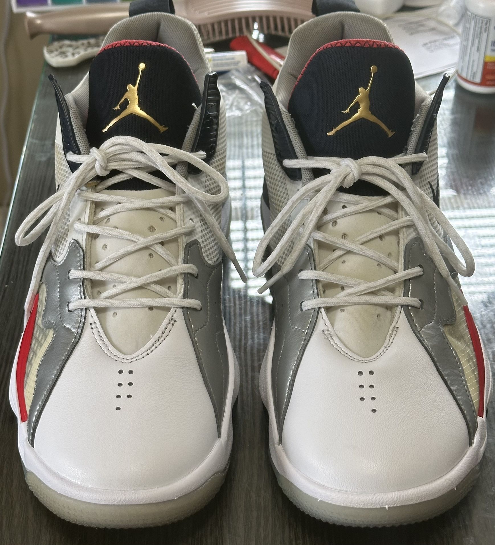 Air Jordan Zoom 92 Olympic Red, White & Navy Blue