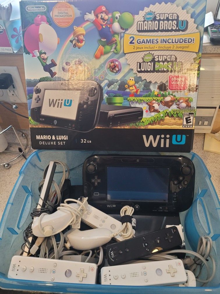 Nintendo Wii U Console Box Near Mint Tested