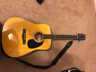 Rogue Guitar with zip up case