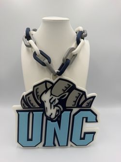 3D printed UNC Hype Chain/ football hype chain