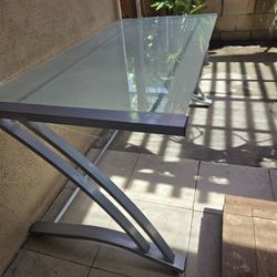 Glass Desk, 5ft.long ,2.1/2 Ft.wide