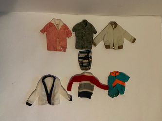 Vintage ‘60s Ken doll clothes, items added