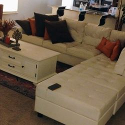 Sofa And Cocktail Table...