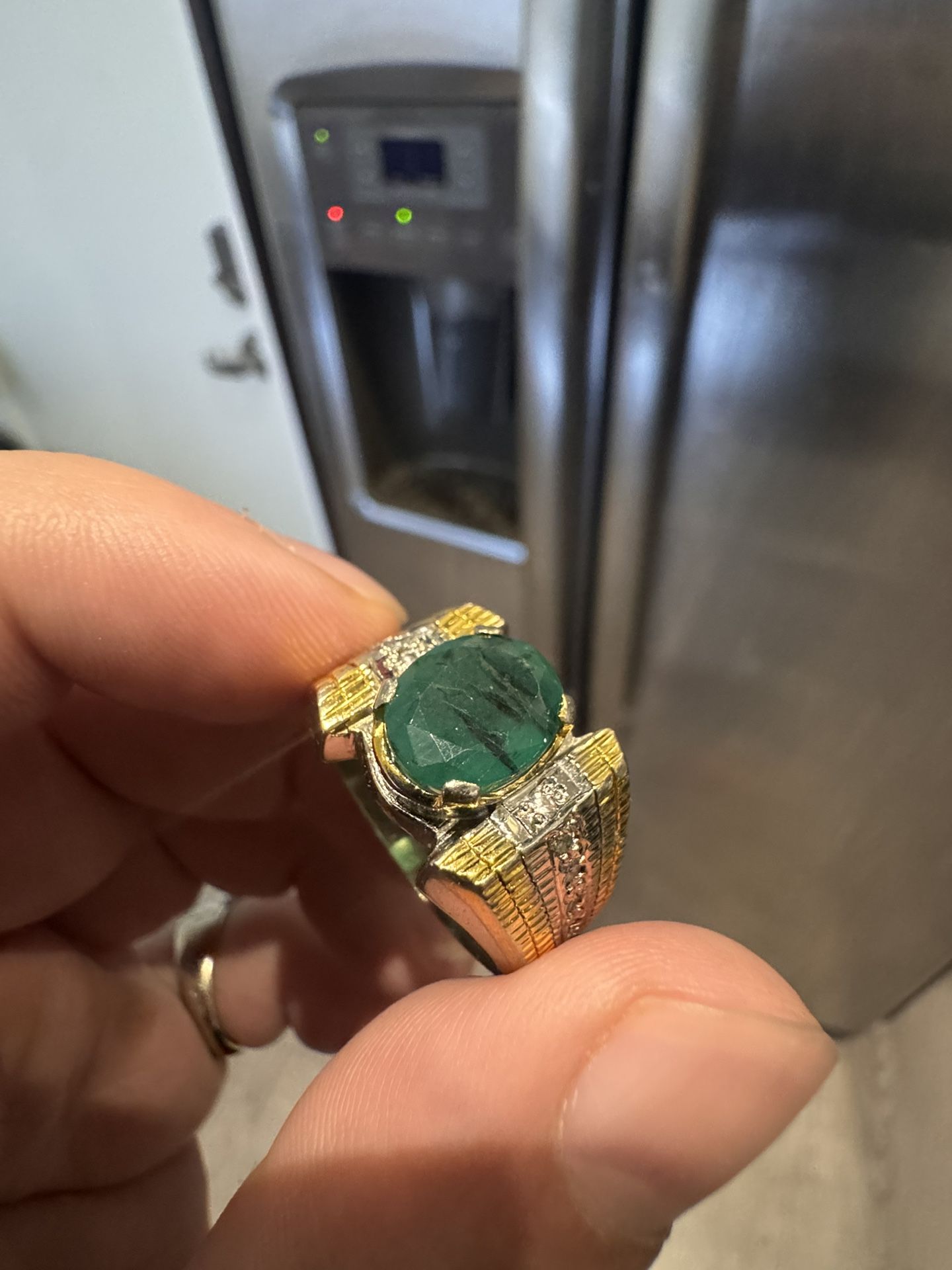 Men’s Emearld Ring 