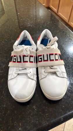 Gucci Ace Sneakers White Leather size 44