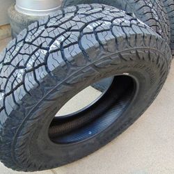 4 New LT 265 70 17 Kumho Road Venture A/T 52 Tires 10PLY Date 2023