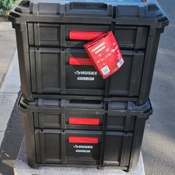 Husky Build-out 2 Drawers Tool Box. $75ea. OBO