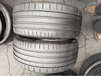 2 tires 245-35-20 Pirelli good condition $120 for both mounted and balanced
