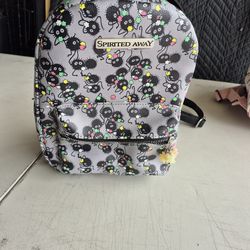 Spirited Away Soot Sprites mini Backpack **USED**