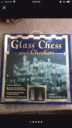 Glass Chess and Checkers