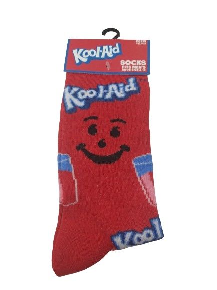'Kool-Aid' Novelty Crew Socks - Size 6 - 12 *NEW*