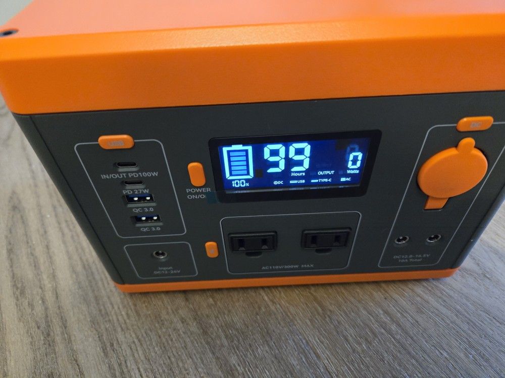 Vevor 300w 296Wh Portable Power Station