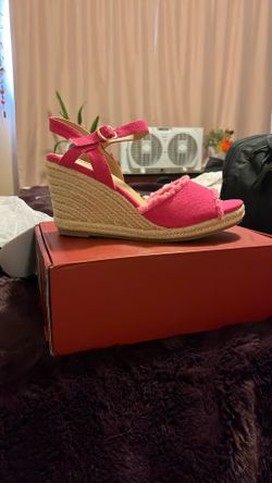 Joy In Love Platform Sandal Hot Pink Size10