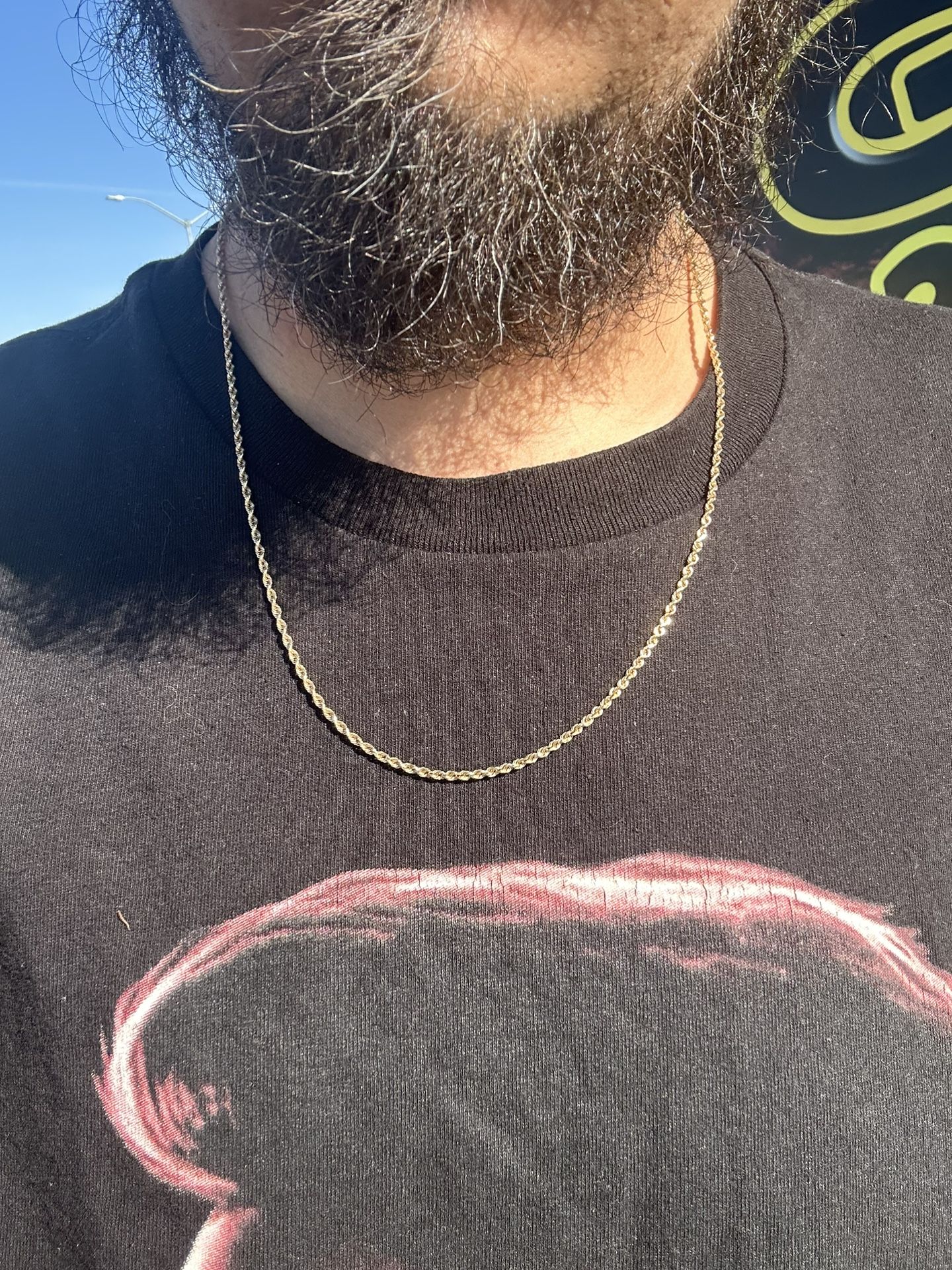 14k Gold 24inch Chain