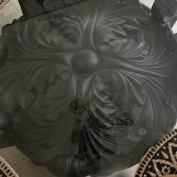 Round 54 Inch Glass Kitchen Table