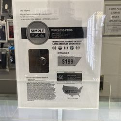 iPhone 7 Promotional Price Unlocked With $50 Unlimited Plan Included.