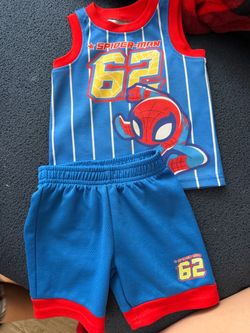 Spider-Man Kids Jersey Tank & Shorts Set 18m