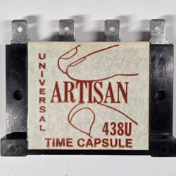 Artisan Universal Time Capsule , 438U , 1-1000 Sec. Add Resistor For Setting. 24-240V. AC/DC