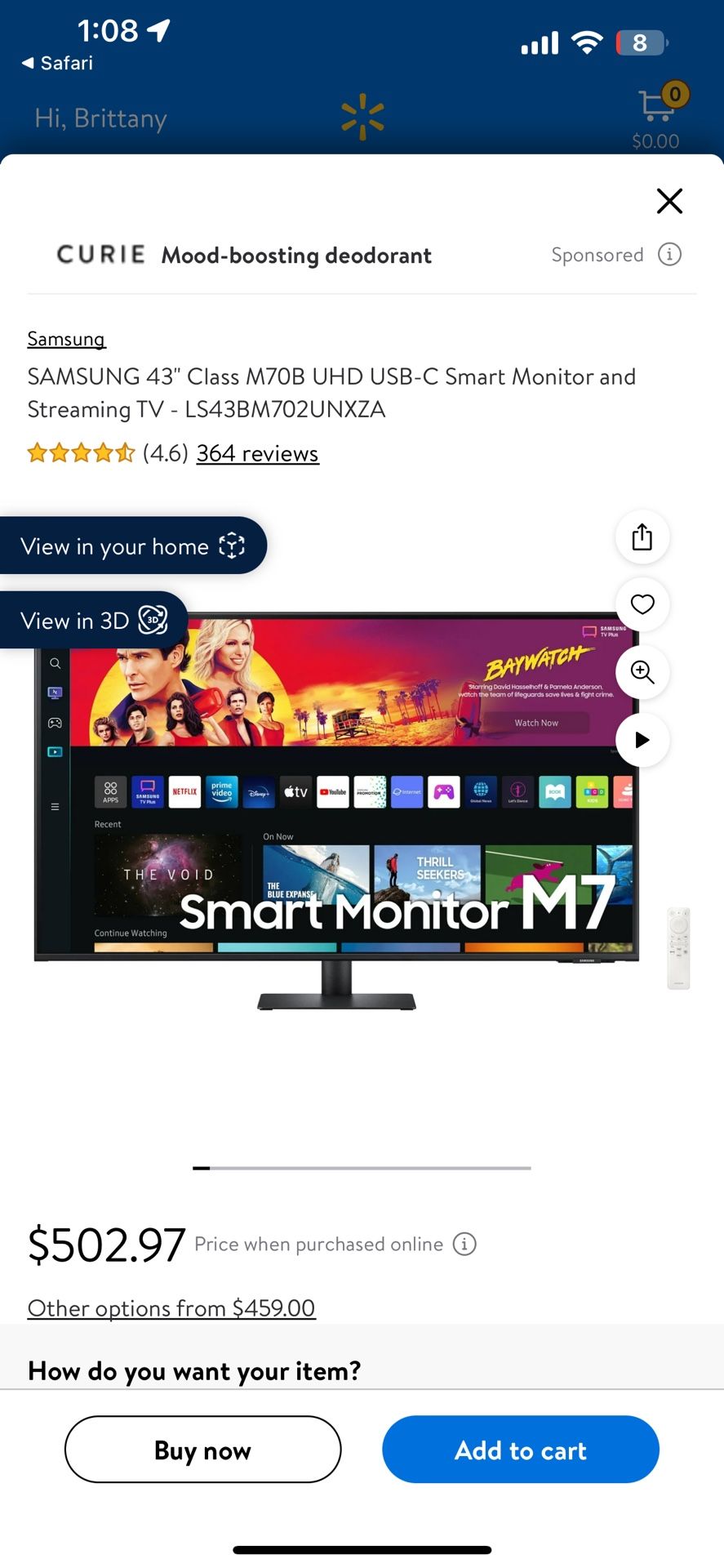 Samsung Smart Monitor  M7 