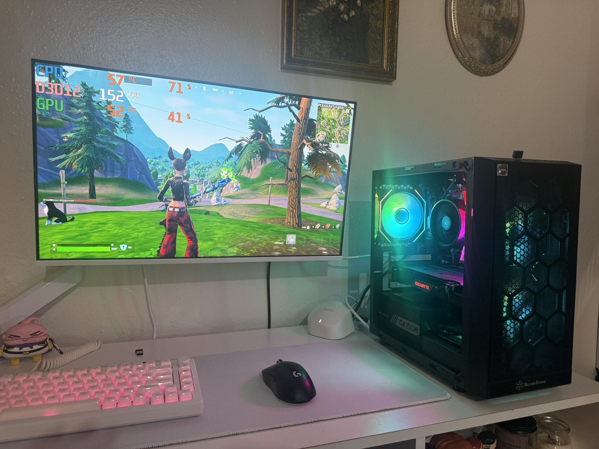 Black Gaming Pc Computer Desktop GTX 1660 Super / Ryzen 5 1600