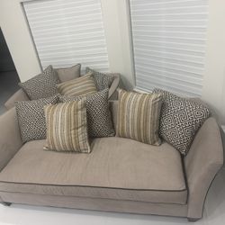 Love Seat And Couch Sofa Set