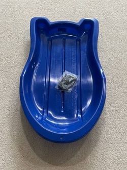 New Era 37” Booster Adventurer Sled w/ Tow Rope Kids Plastic Toboggan
