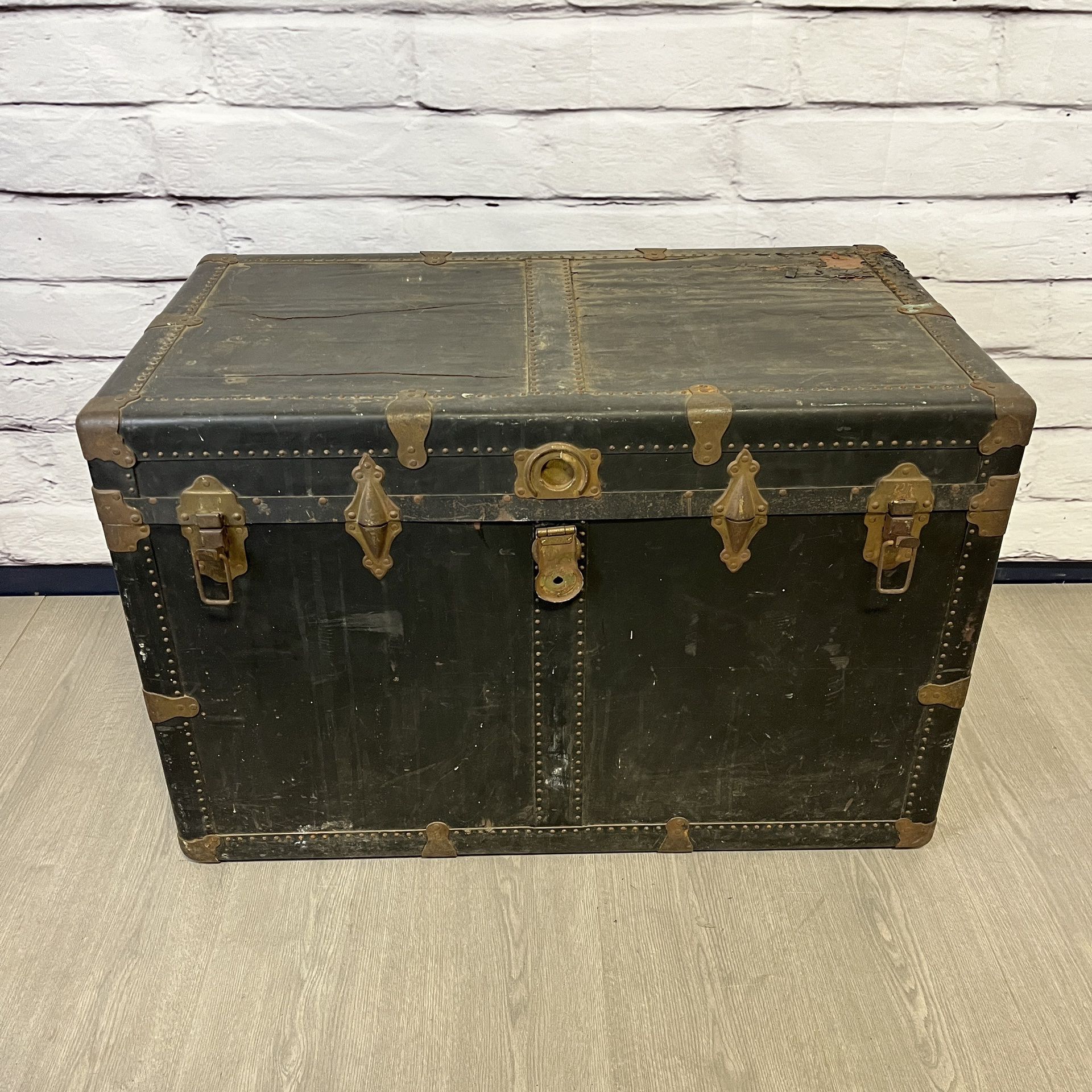 Vintage Portland Trunk Manufacturing Co. Chest