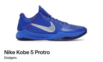 Kobe 5 dodgers