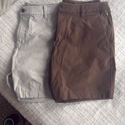 2 X Men’s ABC Shorts 7” Size 32