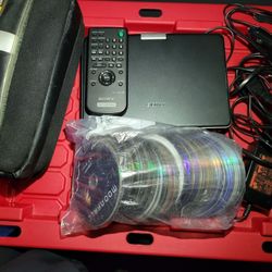 Sony Portable DVD Player + 60 Movies