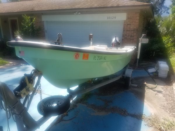 14 Foot Panga Boat With 25 Hp Evinrude For Sale In Jacksonville Fl Offerup