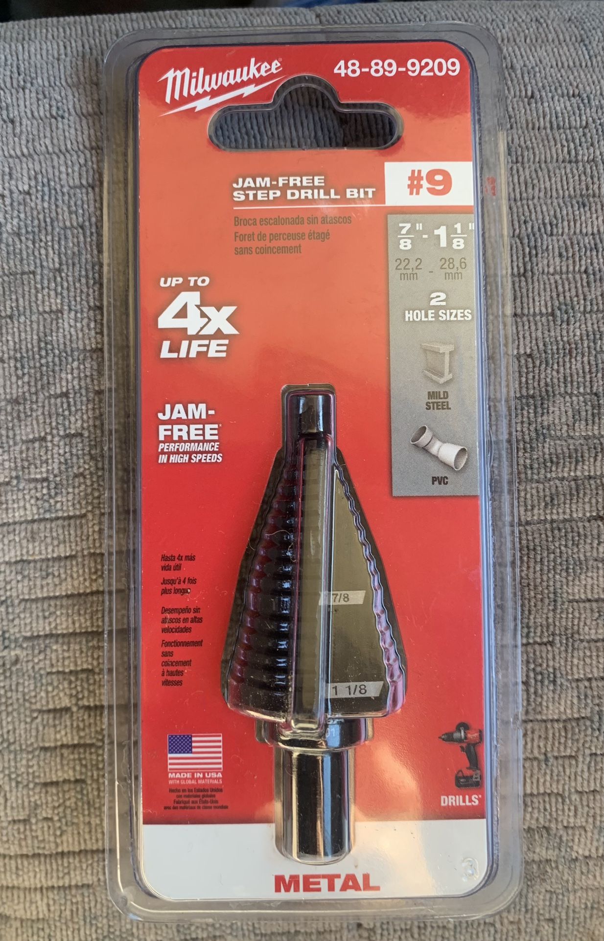 Milwaukee Step-Bit Drill Bit