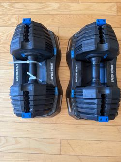 Nordic track dumbbell set