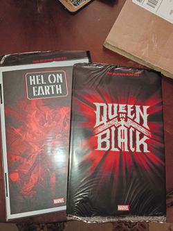 Queen in black comic book