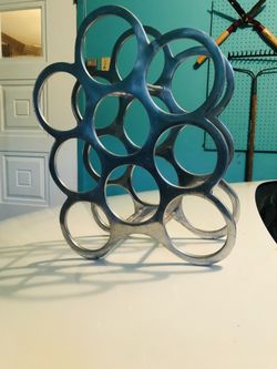 Silver wine holder