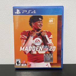 Madden NFL 20 PS4 PlayStation 4 CIB Mahomes Football Video Game