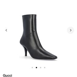 Gucci Side Zipped Pointed Toe Ankle Boots OBO
