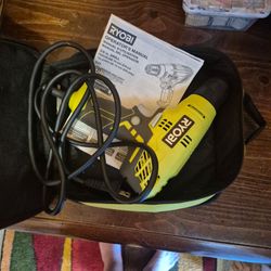 Ryobi corded drill and 22 piece bit set
